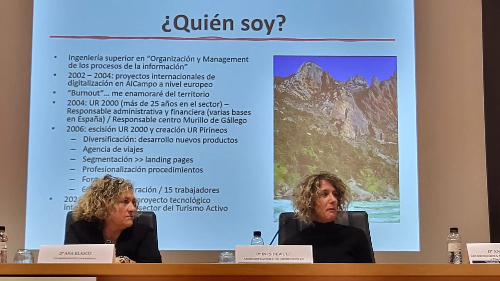 Mesa redonda de las mujeres referentes en turismo de Huesca