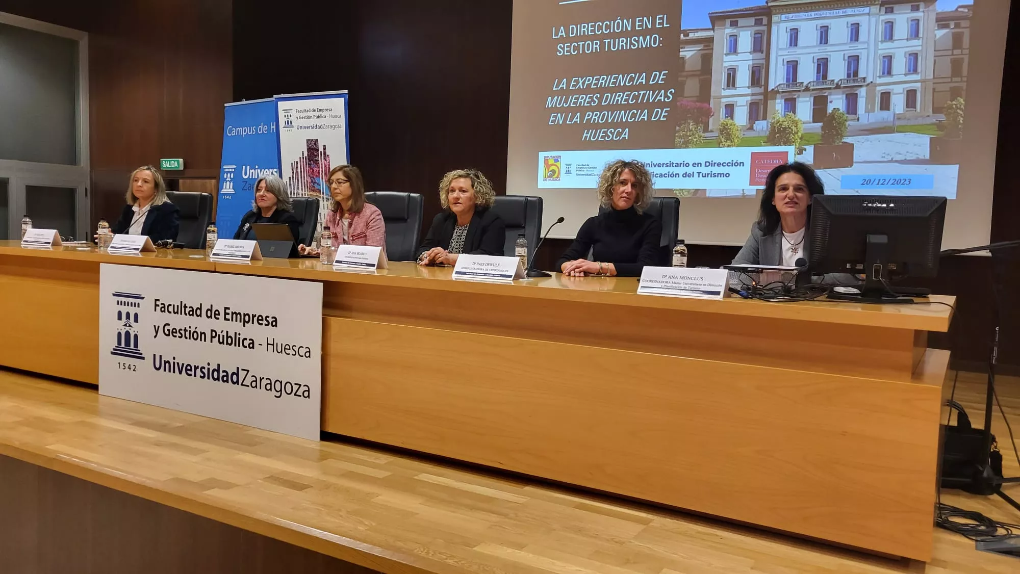 Mesa redonda de las mujeres referentes en turismo de Huesca