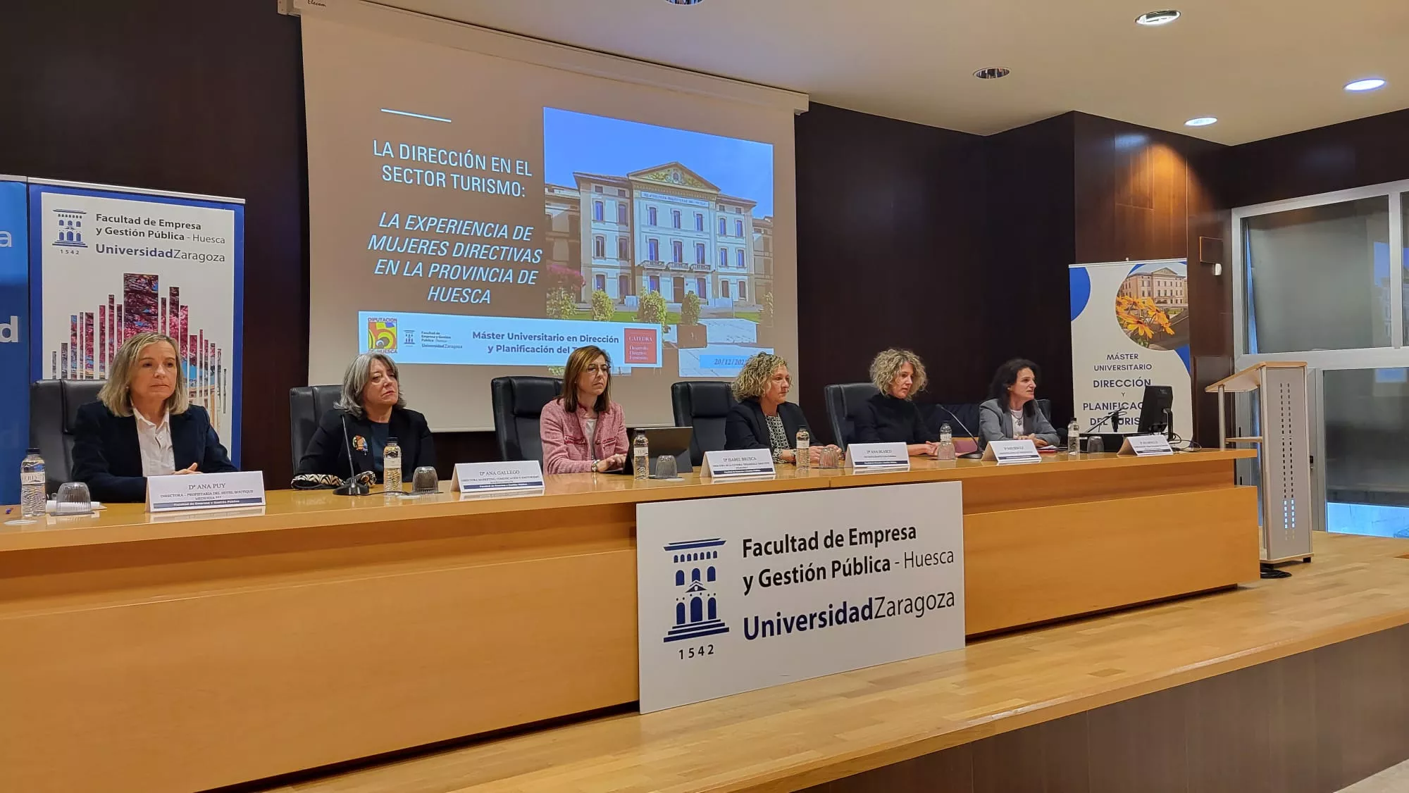 Mesa redonda de las mujeres referentes en turismo de Huesca