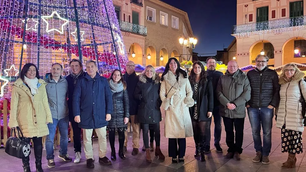 Apertura de la Feria de Artesanía de Navidad de Huesca. Foto Mercedes Manterola