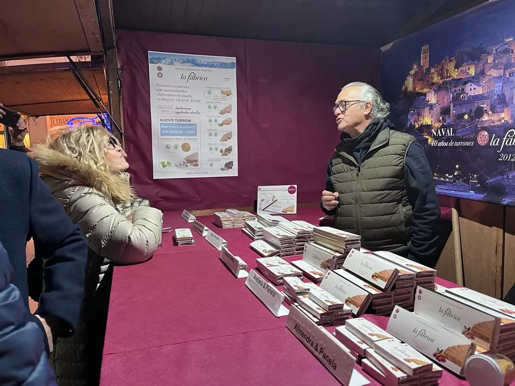 Apertura de la Feria de Artesanía de Navidad de Huesca. Foto Mercedes Manterola
