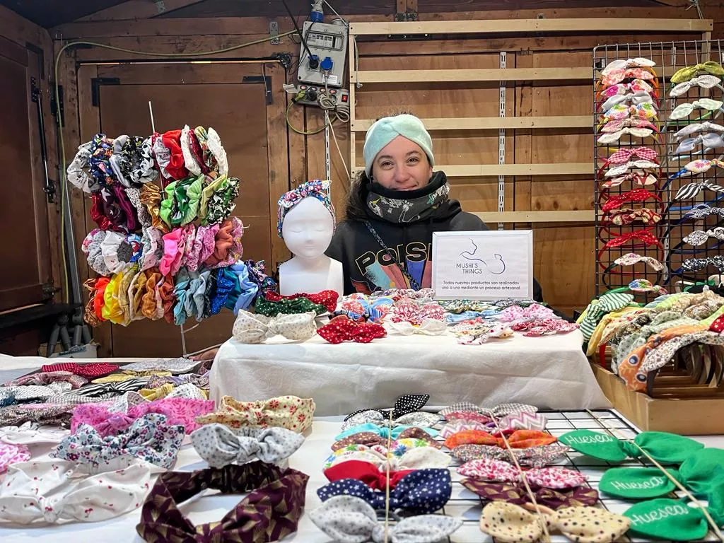 Apertura de la Feria de Artesanía de Navidad de Huesca. Foto Mercedes Manterola