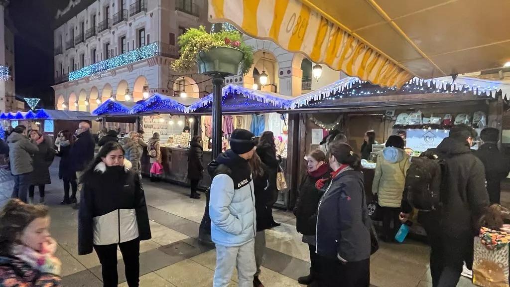 Apertura de la Feria de Artesanía de Navidad de Huesca. Foto Mercedes Manterola
