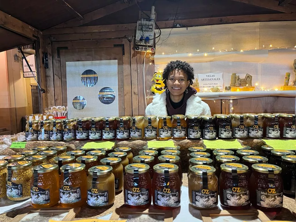 Apertura de la Feria de Artesanía de Navidad de Huesca. Foto Mercedes Manterola