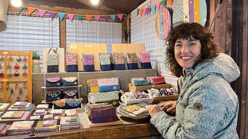 Apertura de la Feria de Artesanía de Navidad de Huesca. Foto Mercedes Manterola