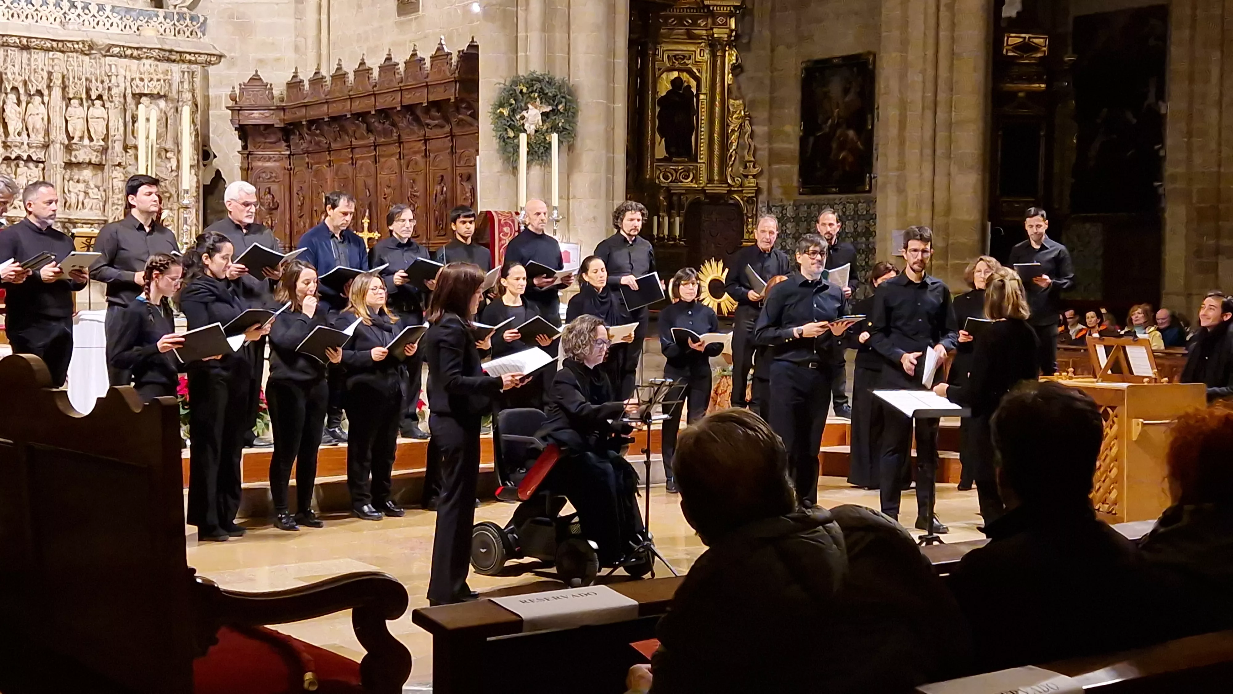 Concierto de Navidad de la Coral Oscense. Foto Myriam Martínez 