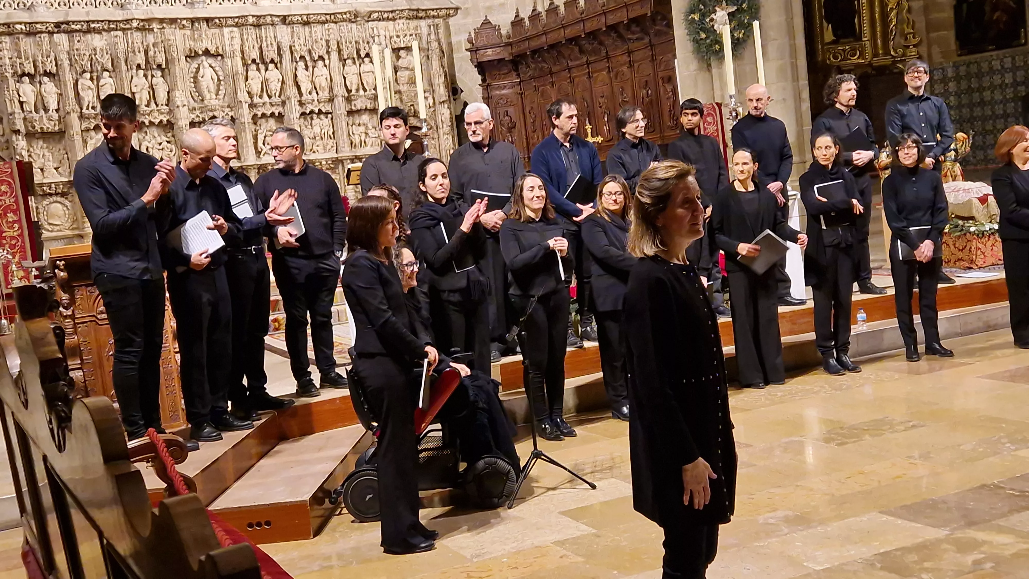 Concierto de Navidad de la Coral Oscense. Foto Myriam Martínez 