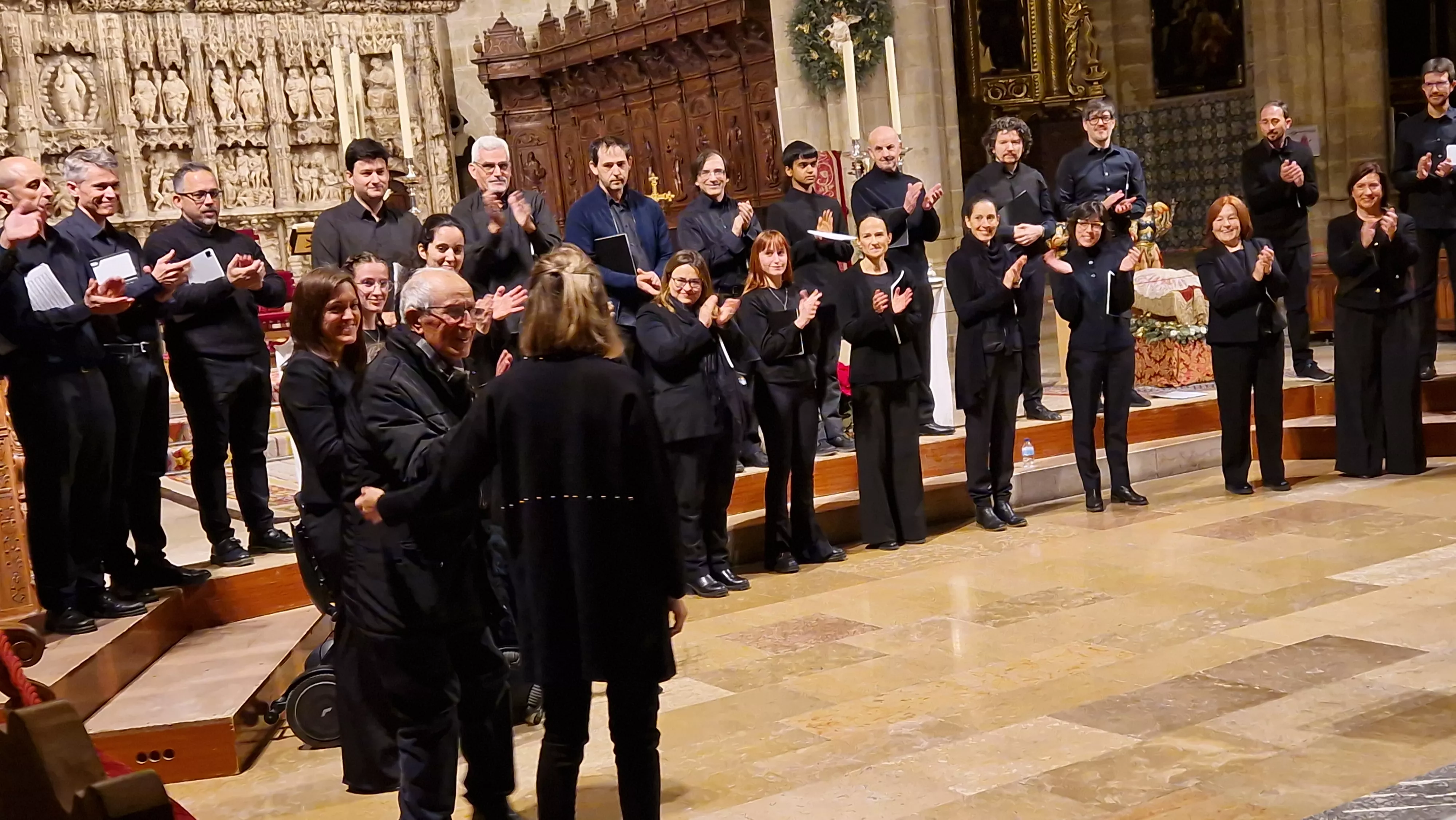 Concierto de Navidad de la Coral Oscense. Foto Myriam Martínez 