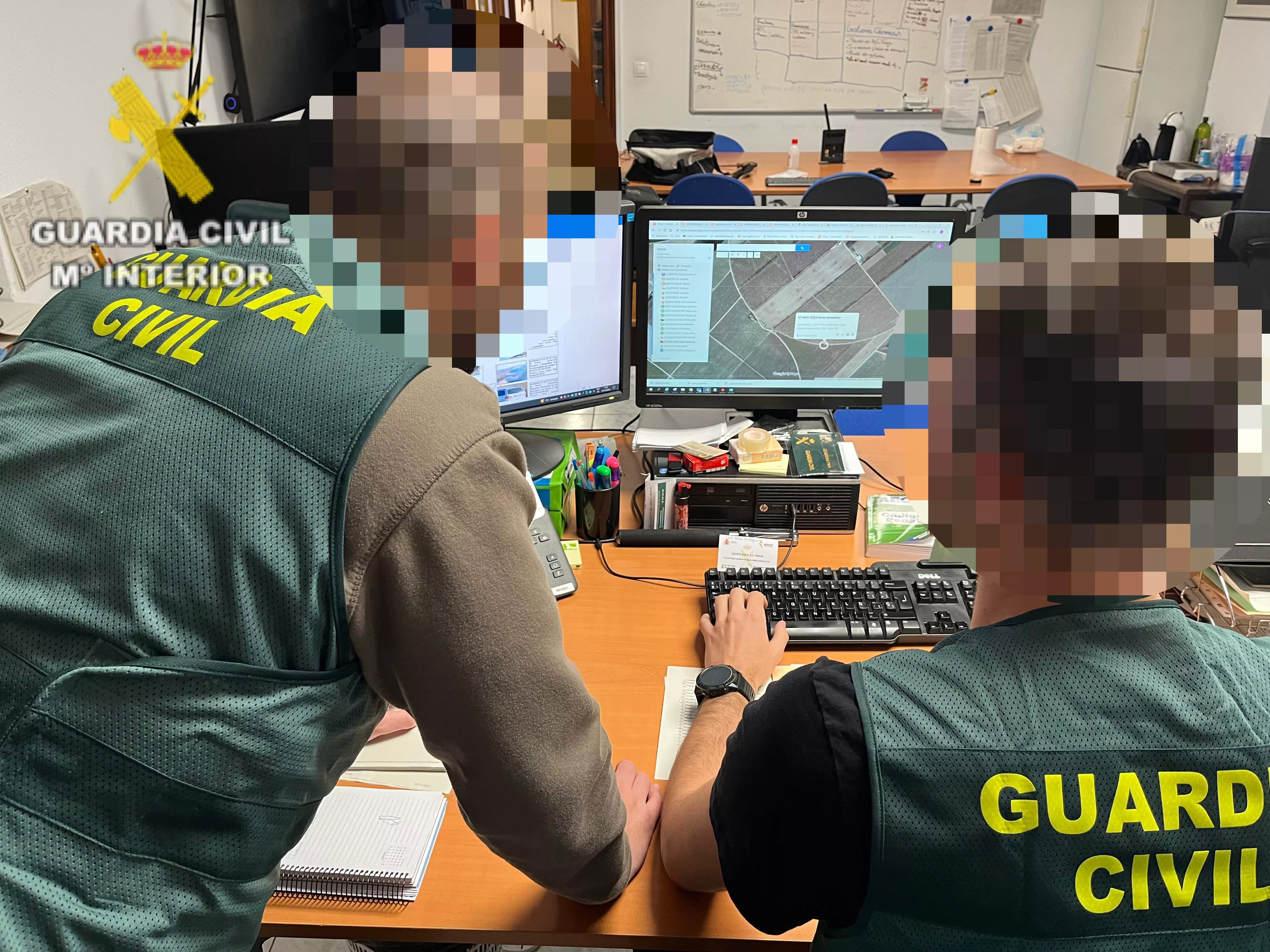 La Guardia Civil de Fraga se hizo cargo del caso.