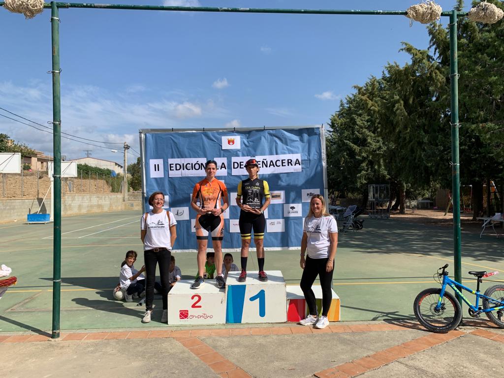 Pódium femenino con Inés Ruiz como ganadora de esta edición. 