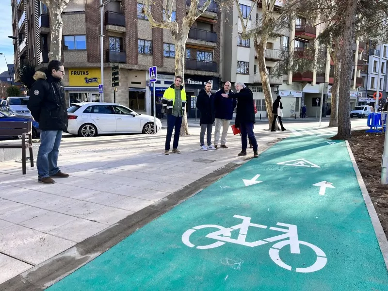 El Ayuntamiento de Jaca ha recibido las obras del vial perimetral de la Ciudadela de Jaca.