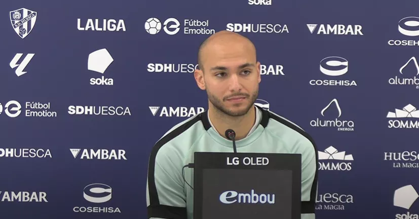 Jérémy Blasco, jugador de la SD Huesca