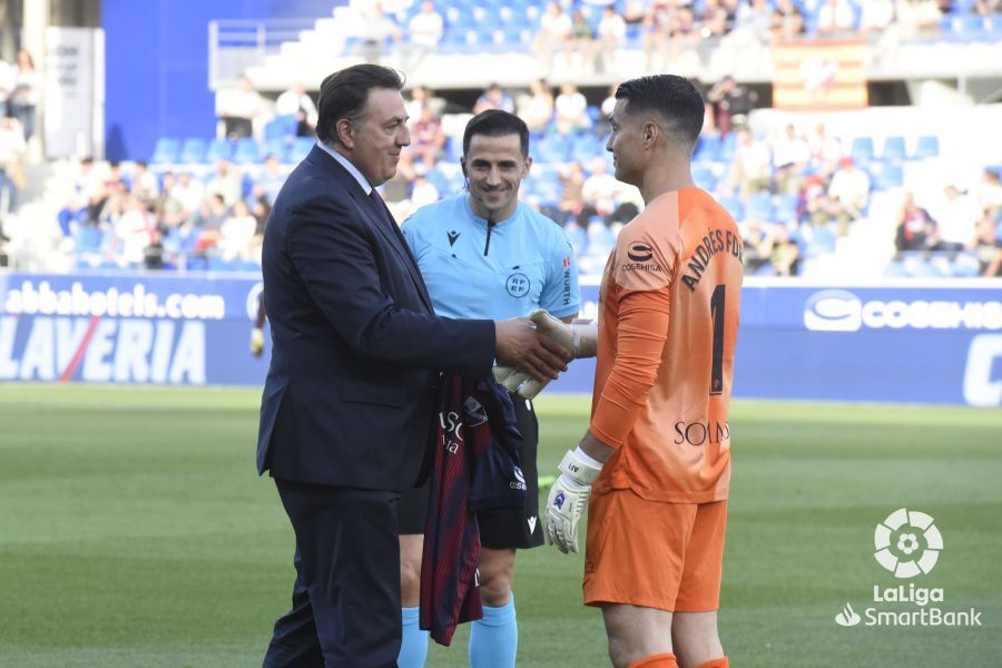 Imágenes del partido Huesca Lugo. Foto La Liga 