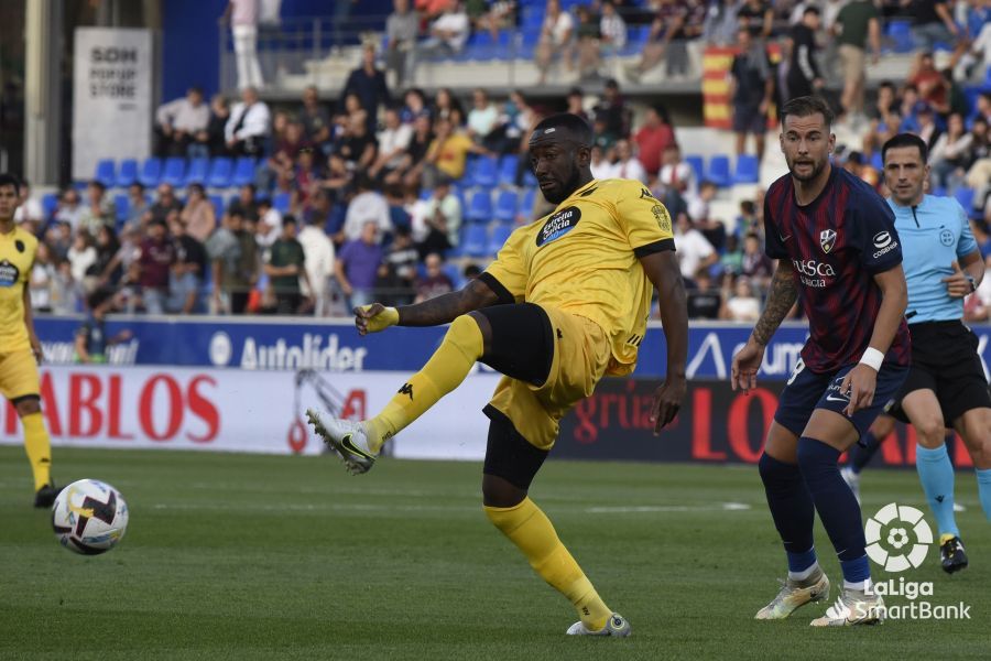 Imágenes del partido Huesca Lugo. Foto La Liga 