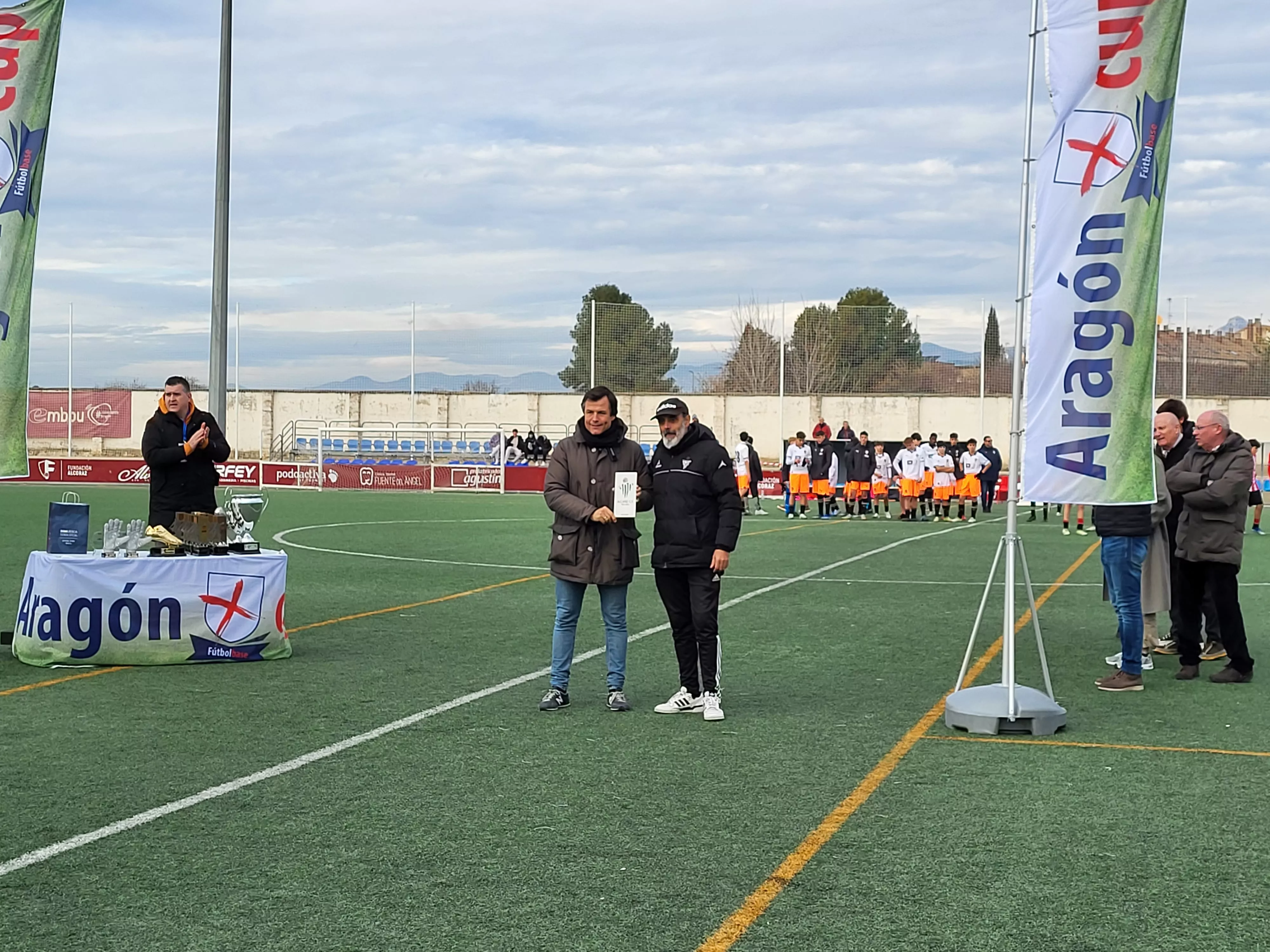 Homenaje al Alcañiz por su centenario. Foto: A. M.