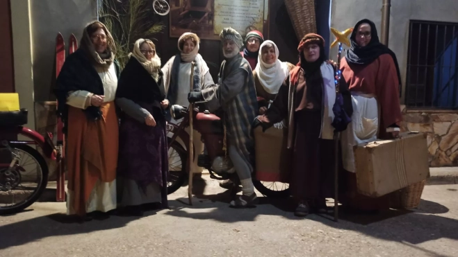 Artistas en el photocall del Museo de Oficios Antiguos de Monegros. Artistas en el photocall del Museo de Oficios Antiguos de Monegros.