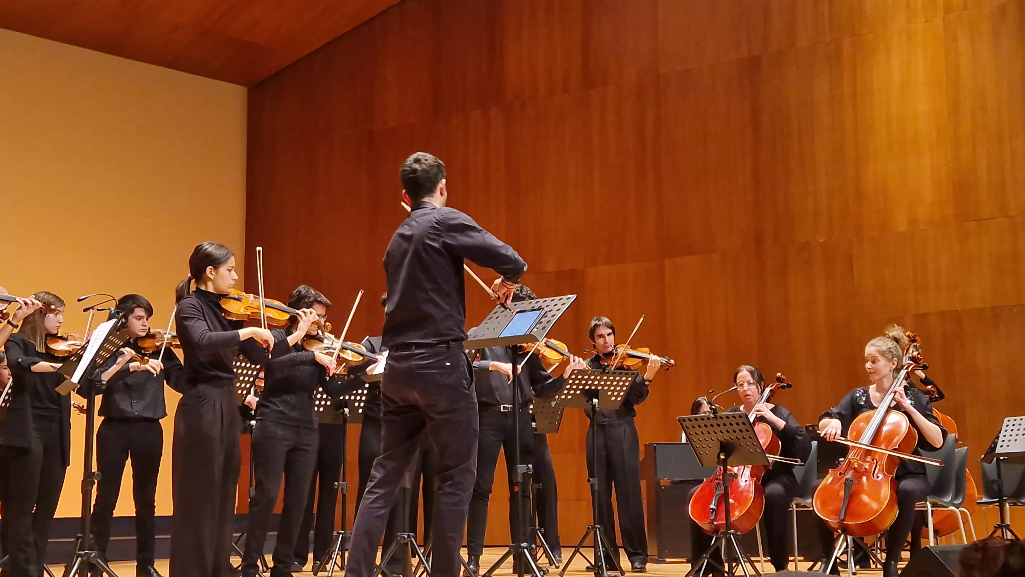 Concierto de Navidad 2023 de la Orquesta de Cámara de Huesca. Foto Myriam Martínez 