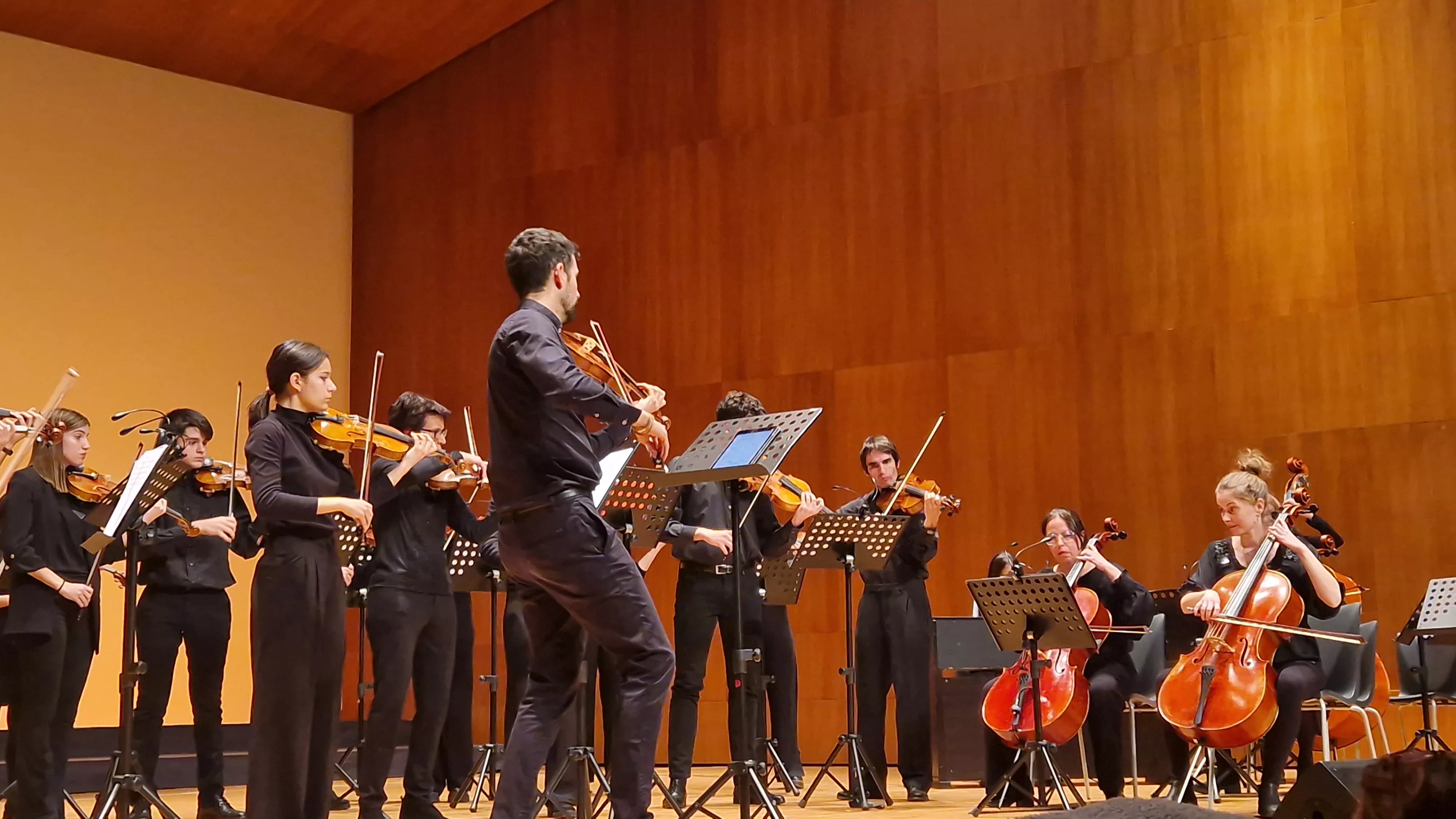 Concierto de Navidad 2023 de la Orquesta de Cámara de Huesca. Foto Myriam Martínez 