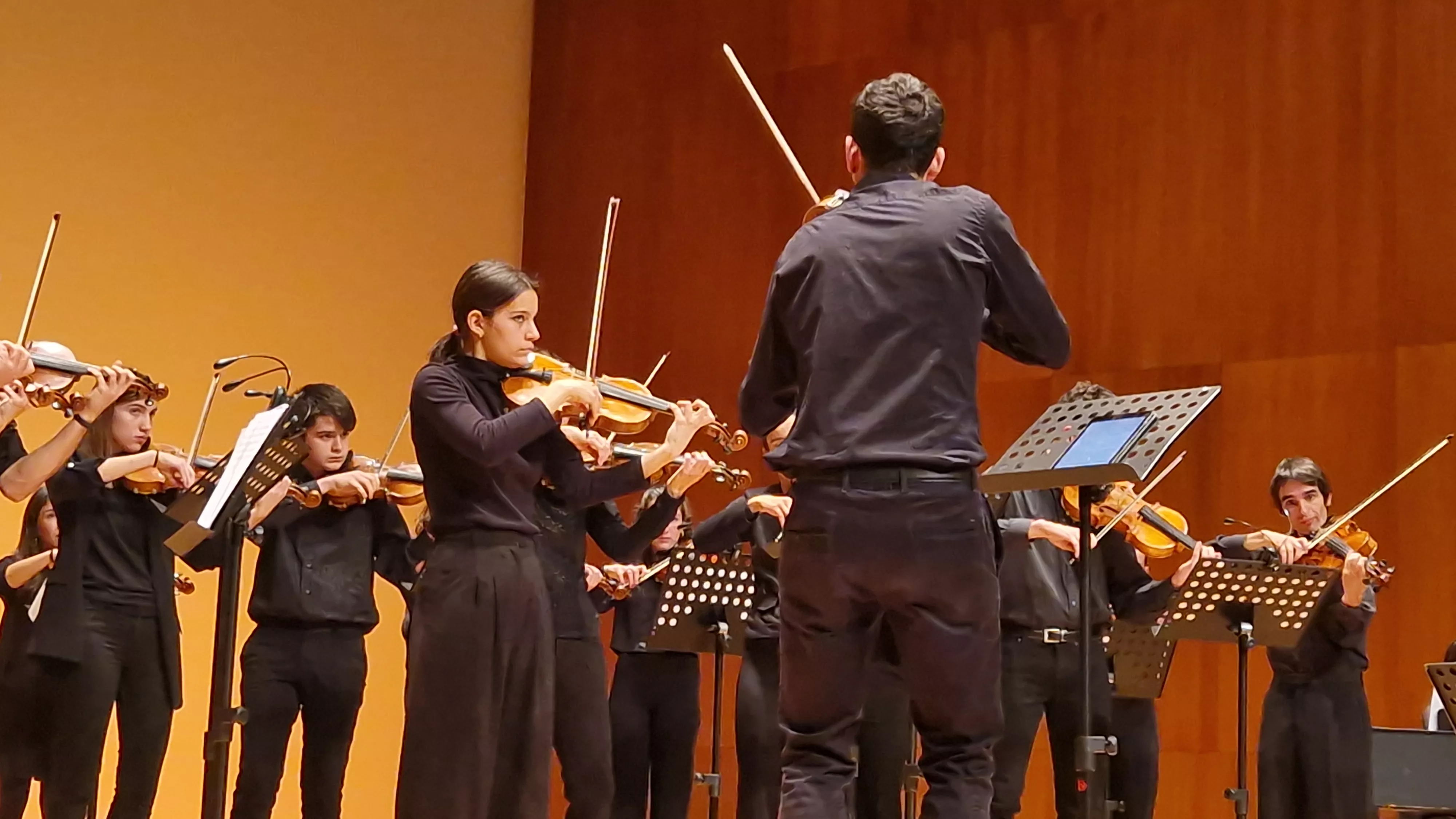 Concierto de Navidad 2023 de la Orquesta de Cámara de Huesca. Foto Myriam Martínez