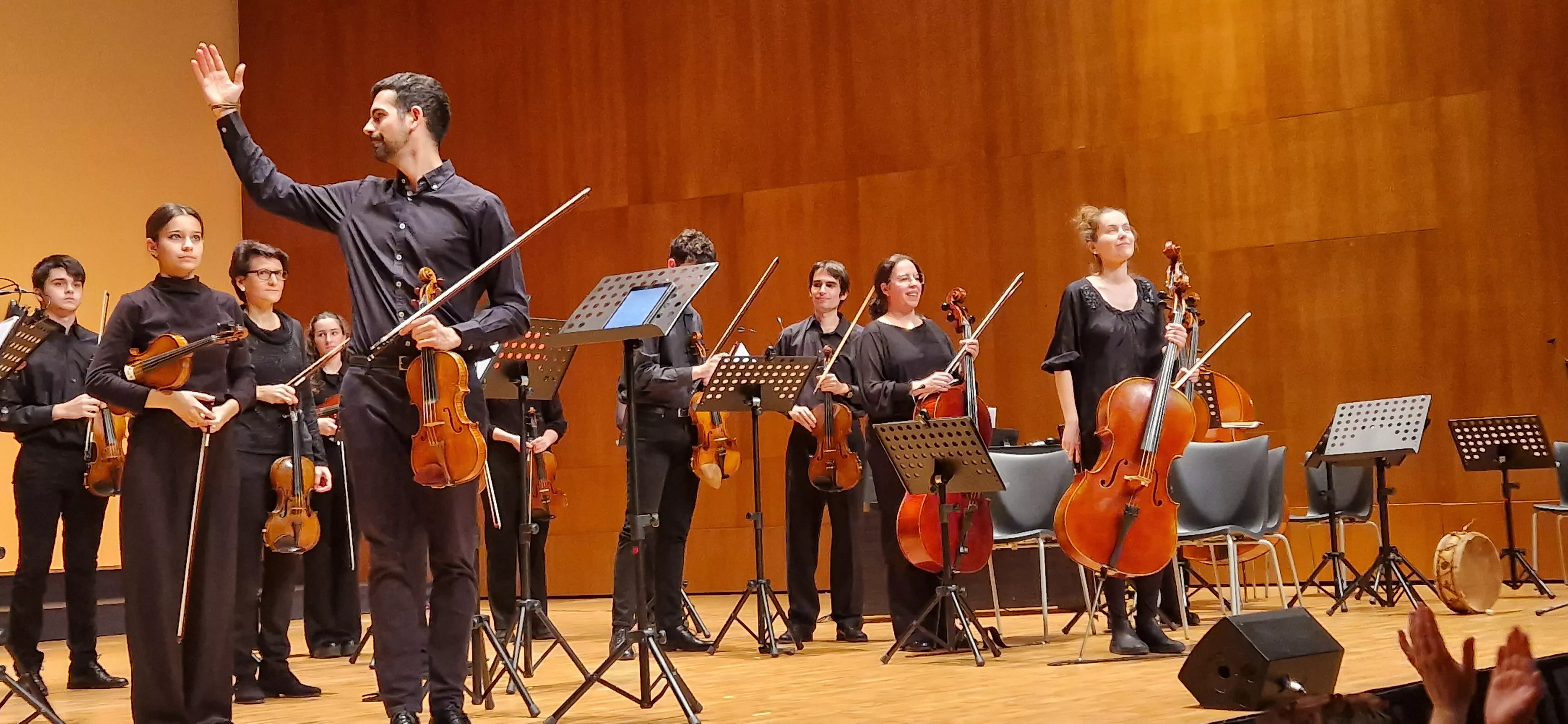 Concierto de Navidad 2023 de la Orquesta de Cámara de Huesca. Foto Myriam Martínez 
