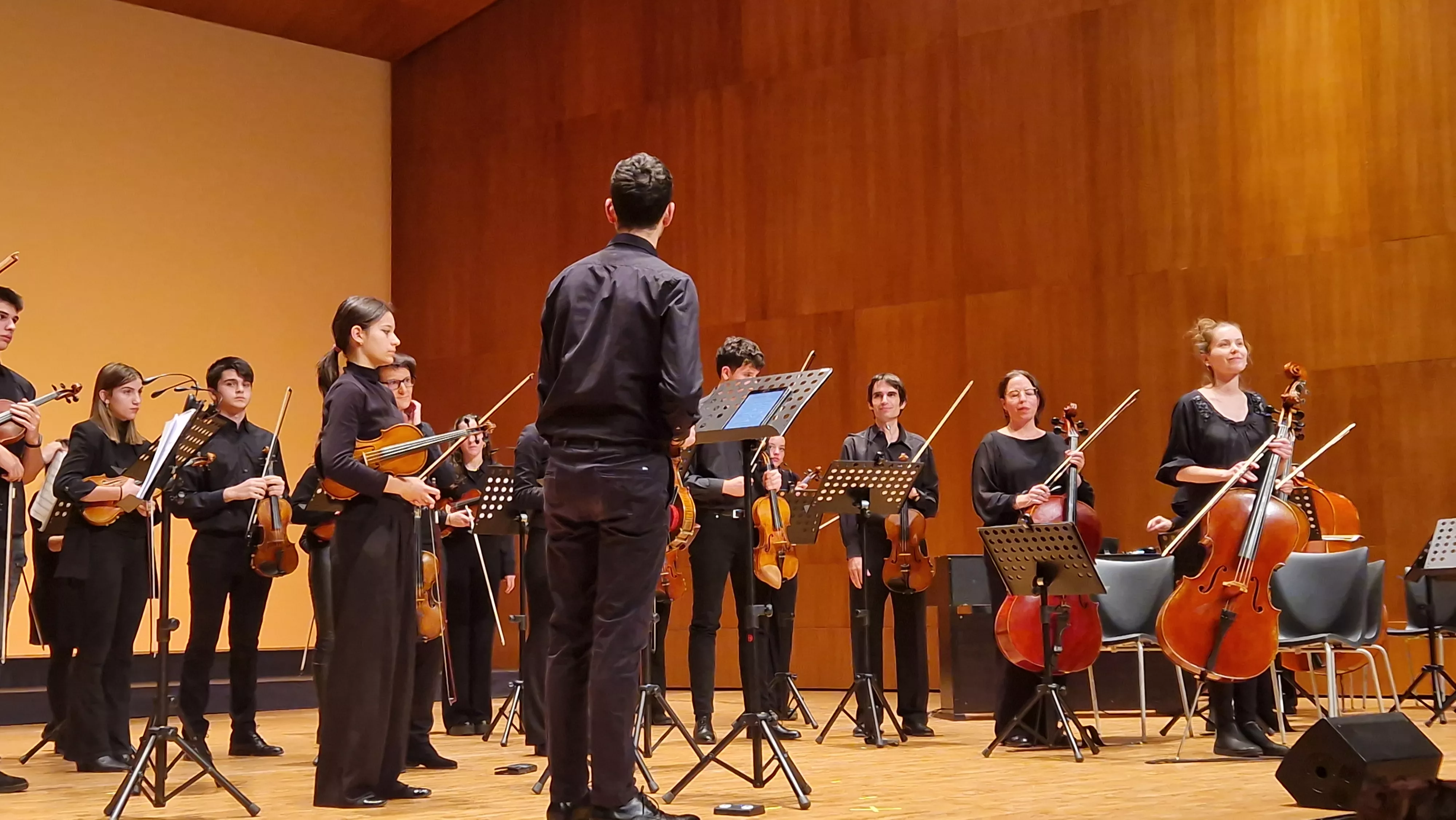 Concierto de Navidad 2023 de la Orquesta de Cámara de Huesca. Foto Myriam Martínez 