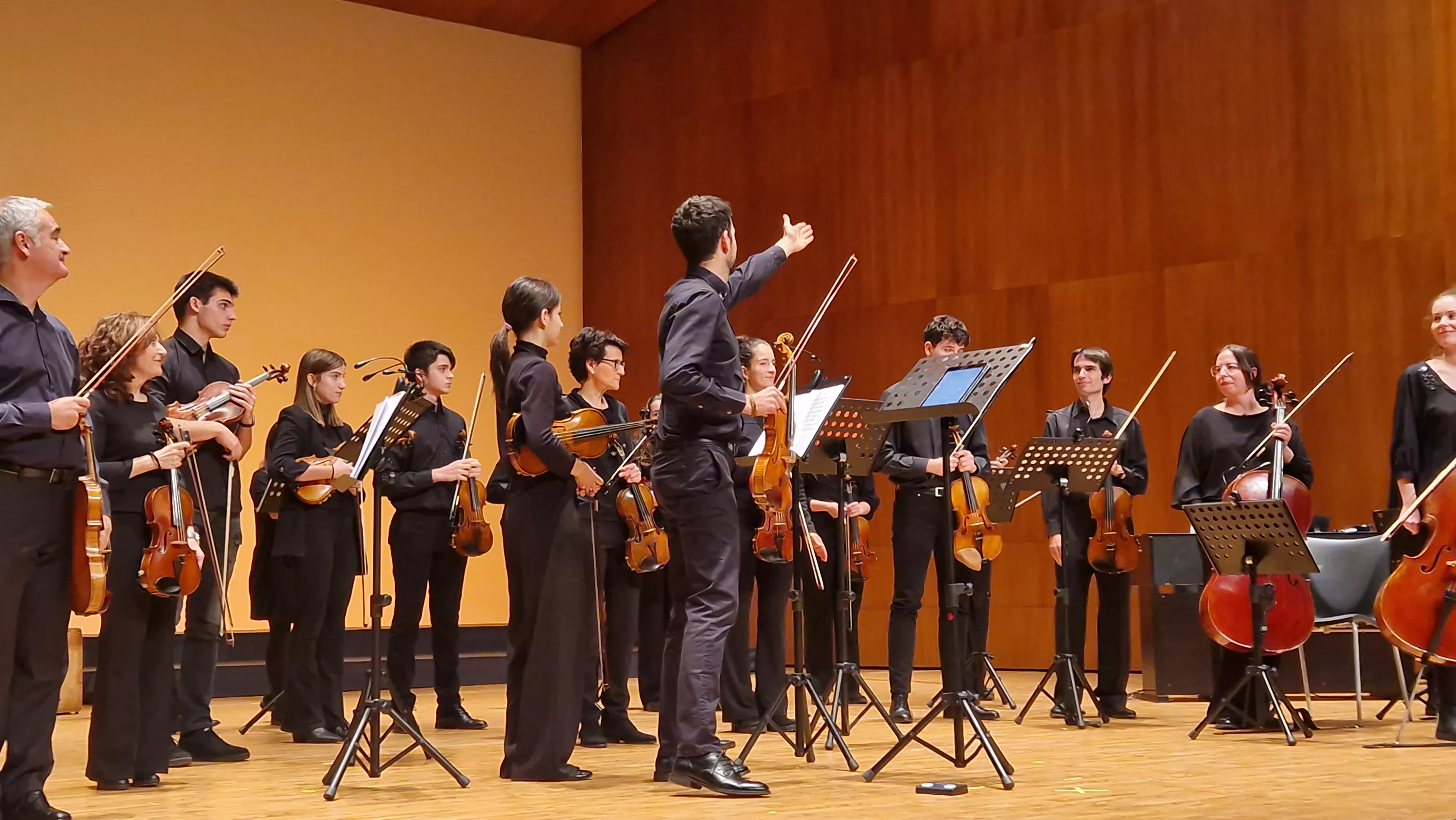 Concierto de Navidad 2023 de la Orquesta de Cámara de Huesca. Foto Myriam Martínez