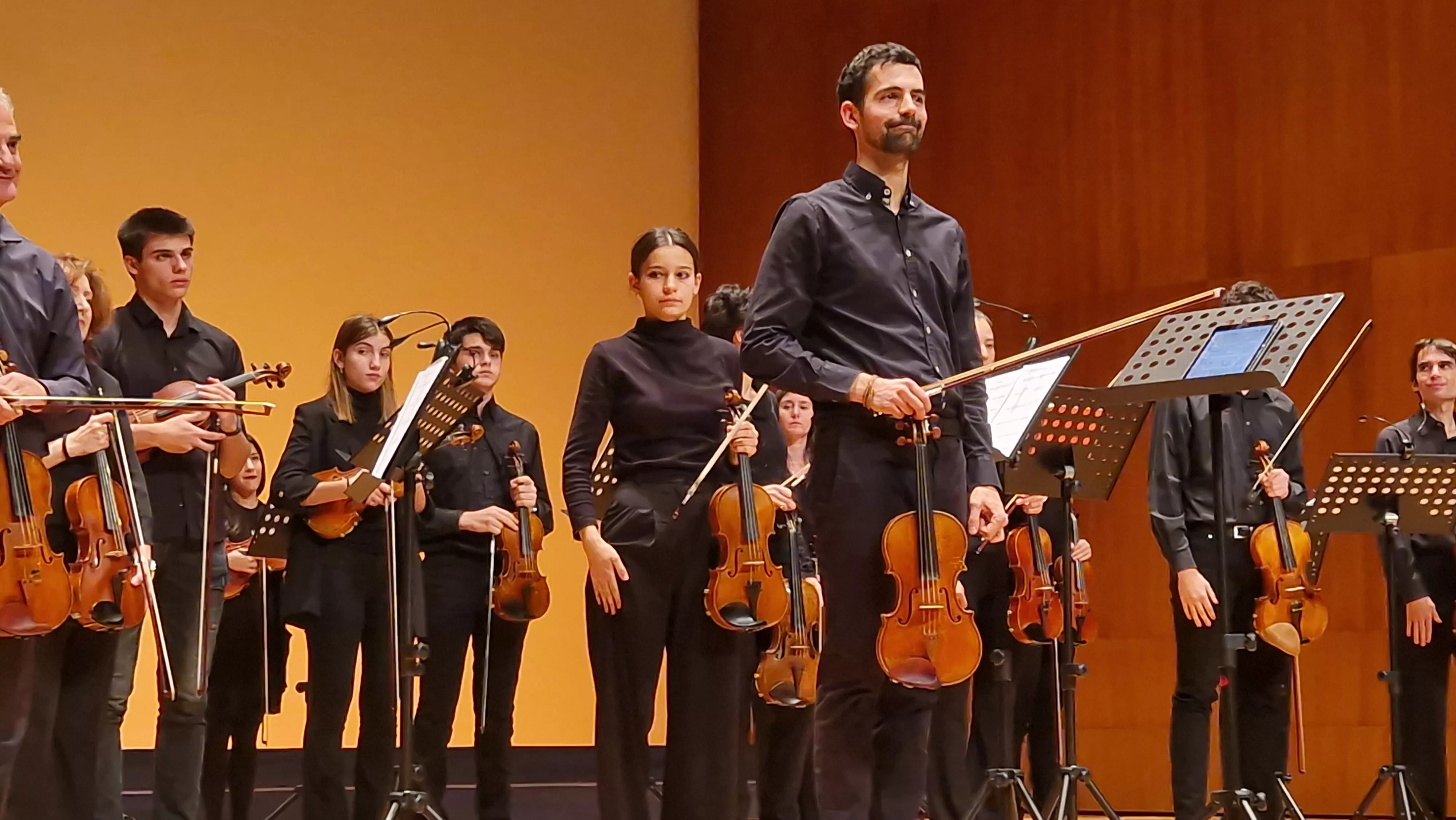 Concierto de Navidad 2023 de la Orquesta de Cámara de Huesca. Foto Myriam Martínez 