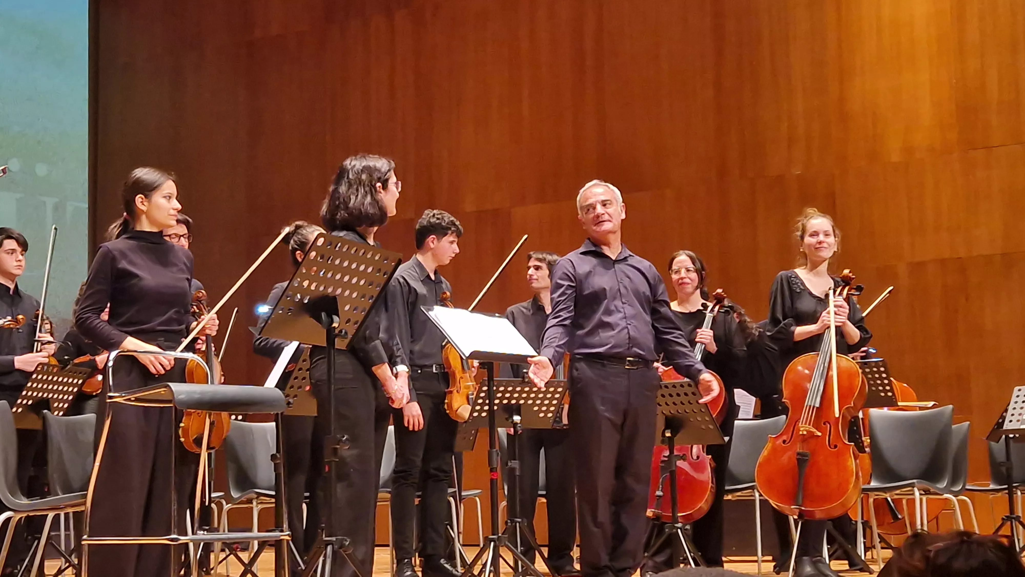 Concierto de Navidad 2023 de la Orquesta de Cámara de Huesca. Foto Myriam Martínez 