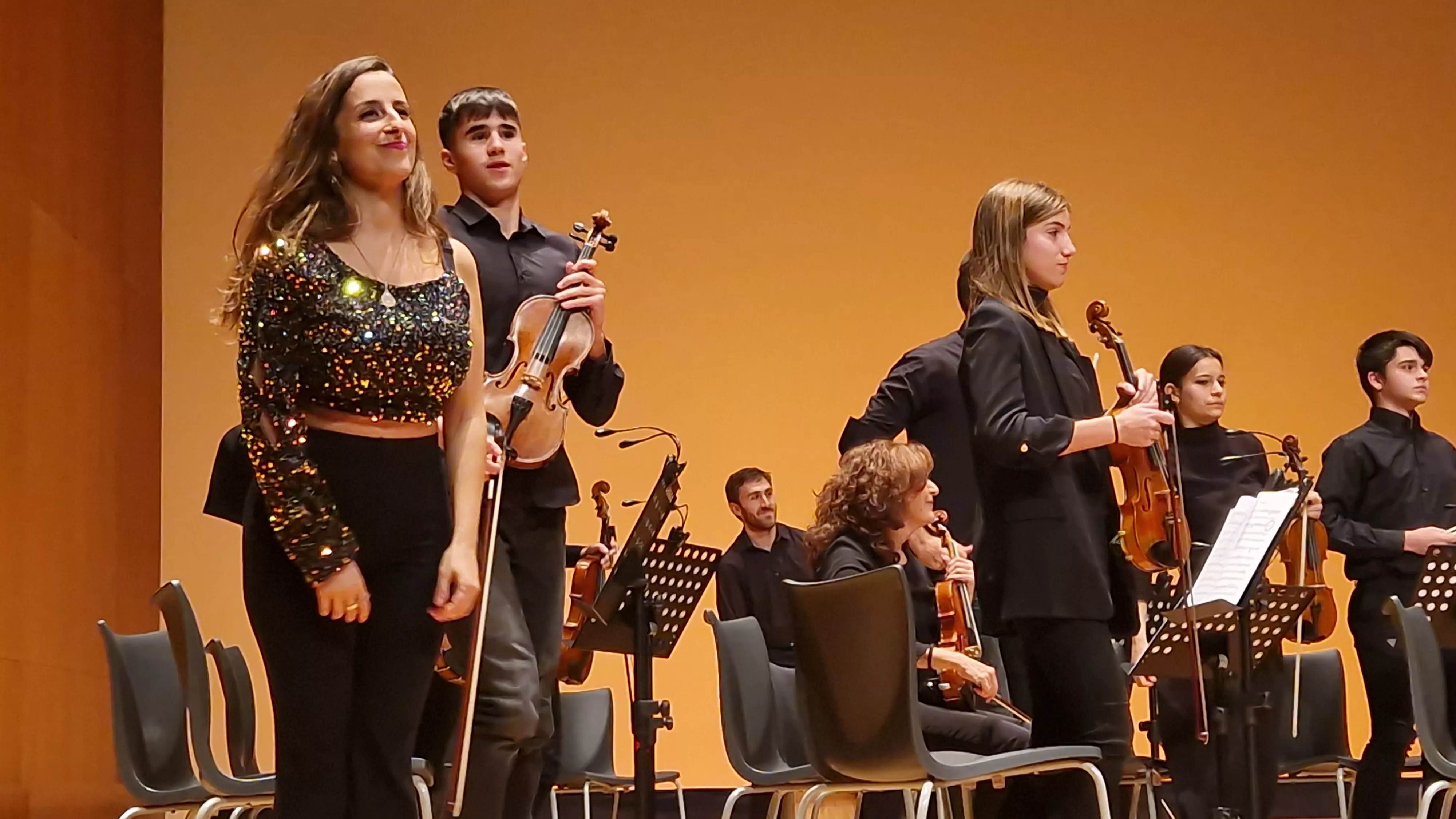 Concierto de Navidad 2023 de la Orquesta de Cámara de Huesca. Foto Myriam Martínez 