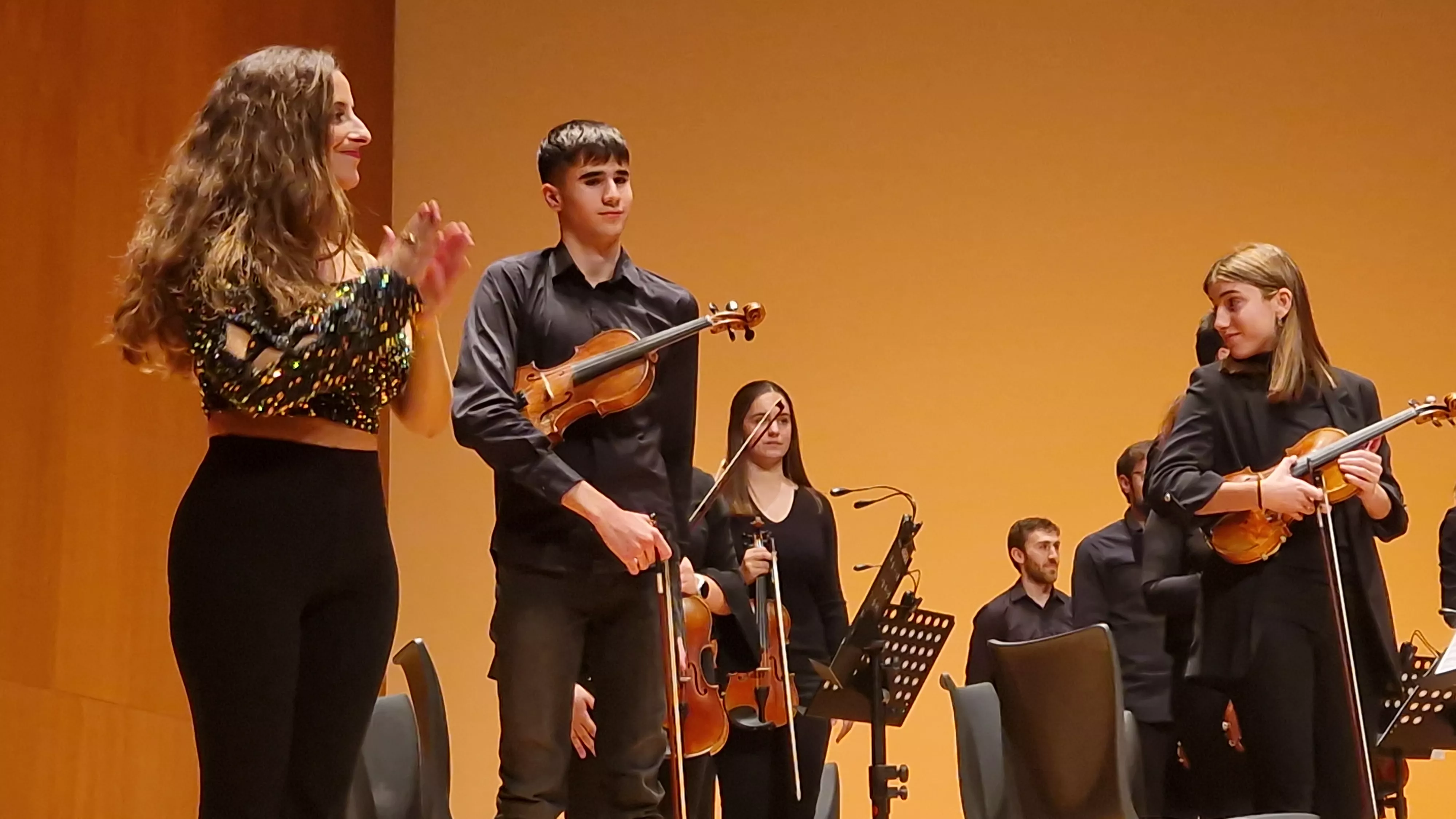 Concierto de Navidad 2023 de la Orquesta de Cámara de Huesca. Foto Myriam Martínez 