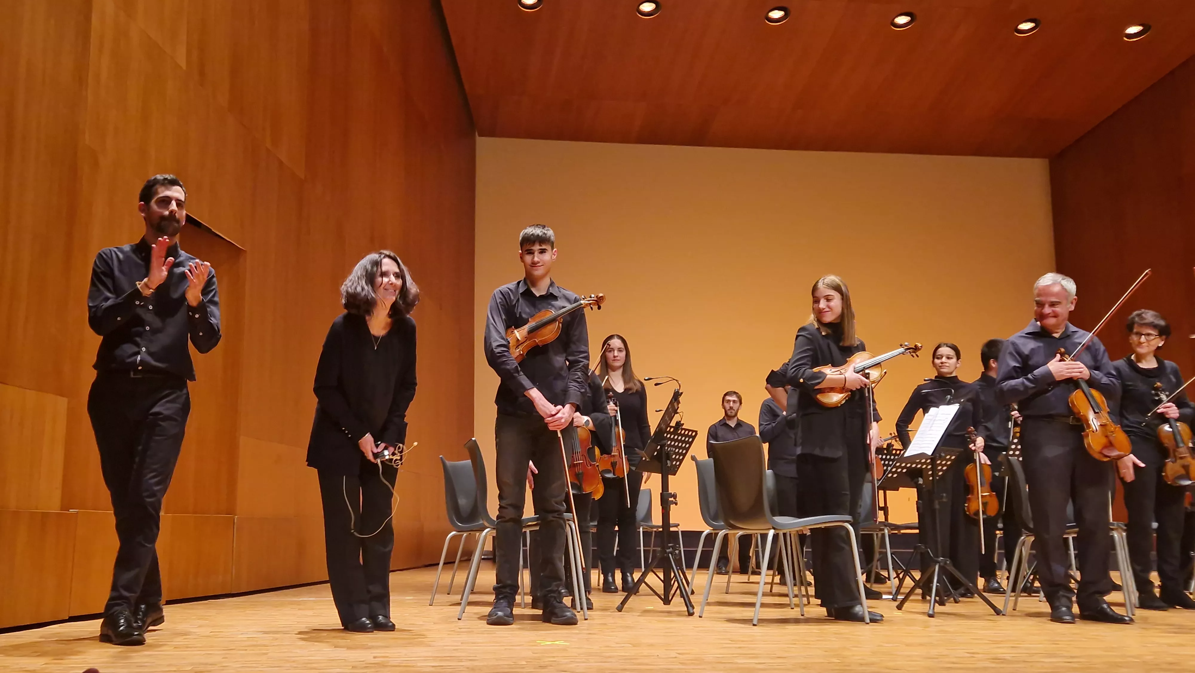 Concierto de Navidad 2023 de la Orquesta de Cámara de Huesca. Foto Myriam Martínez