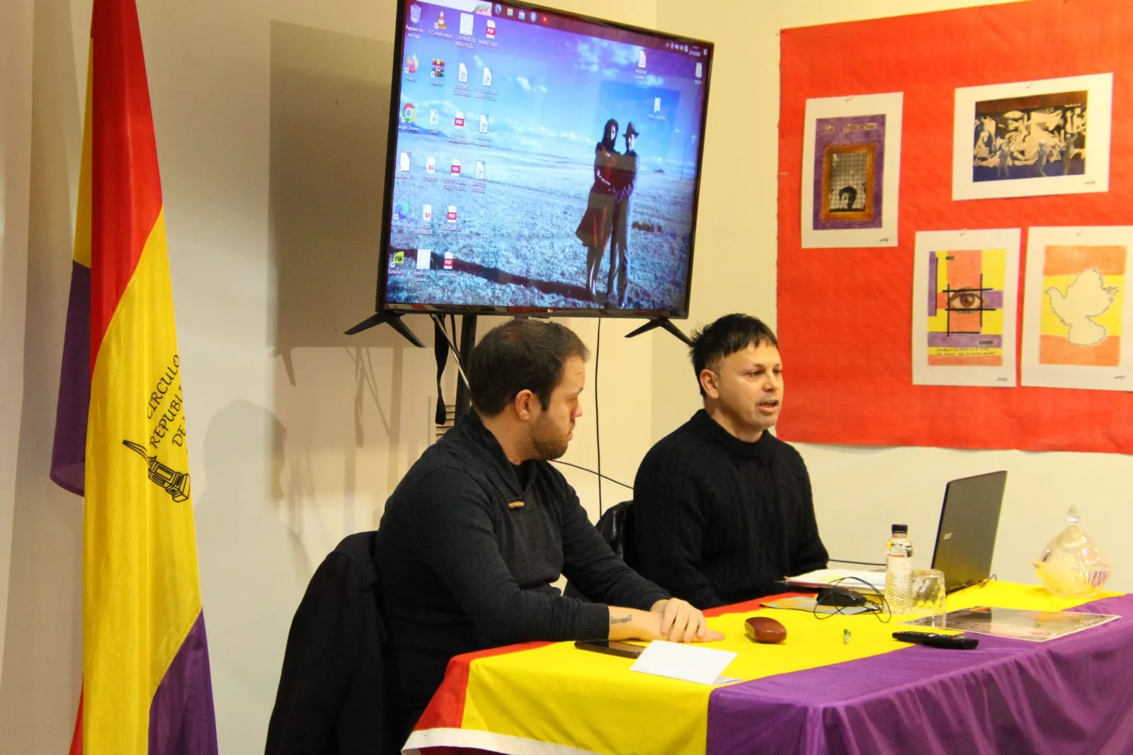 Carlos A. Migliaccio y Óscar Sipán. Foto Carlos Neofato