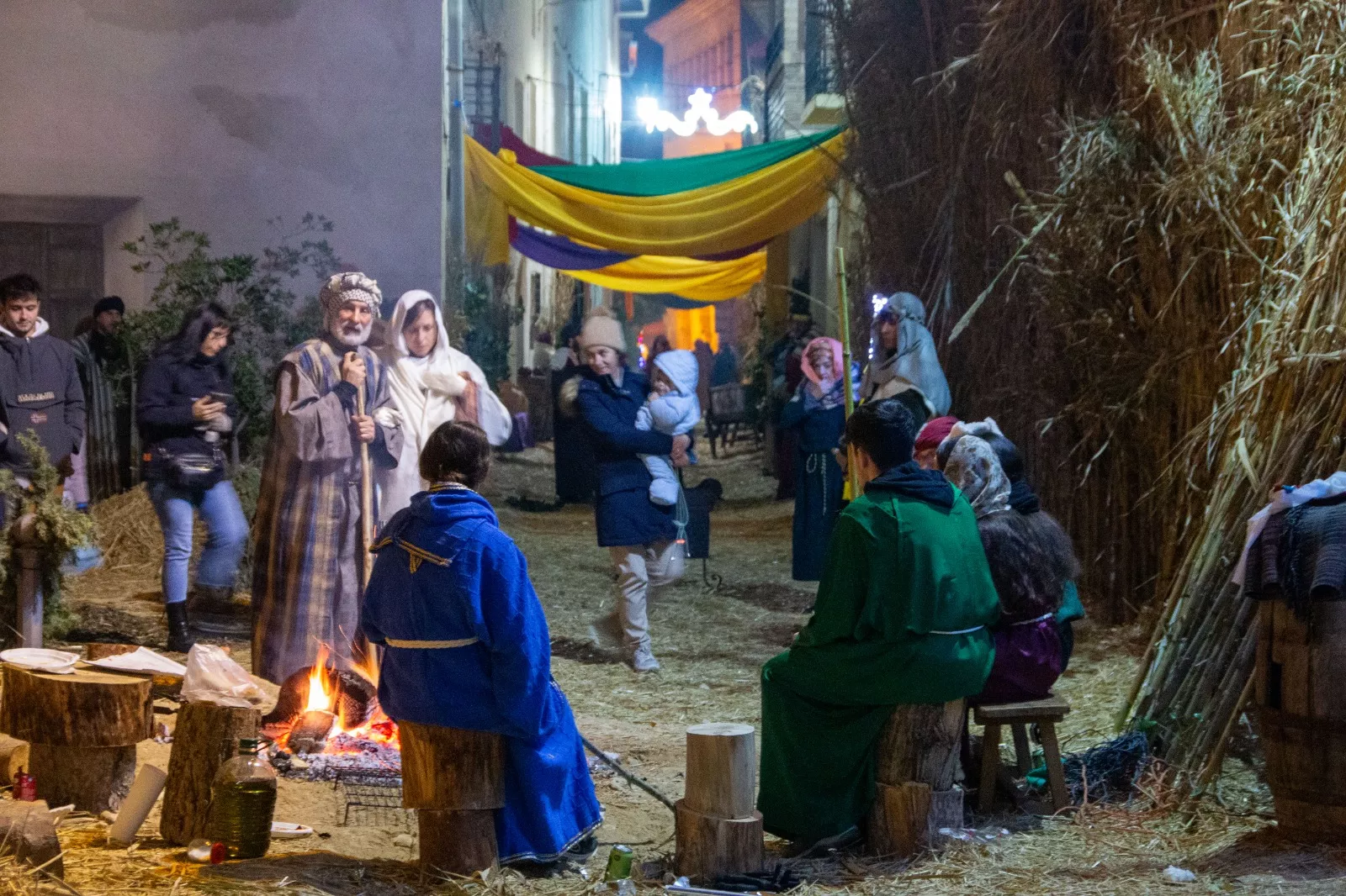 Belén viviente y teatralizado de Sena.