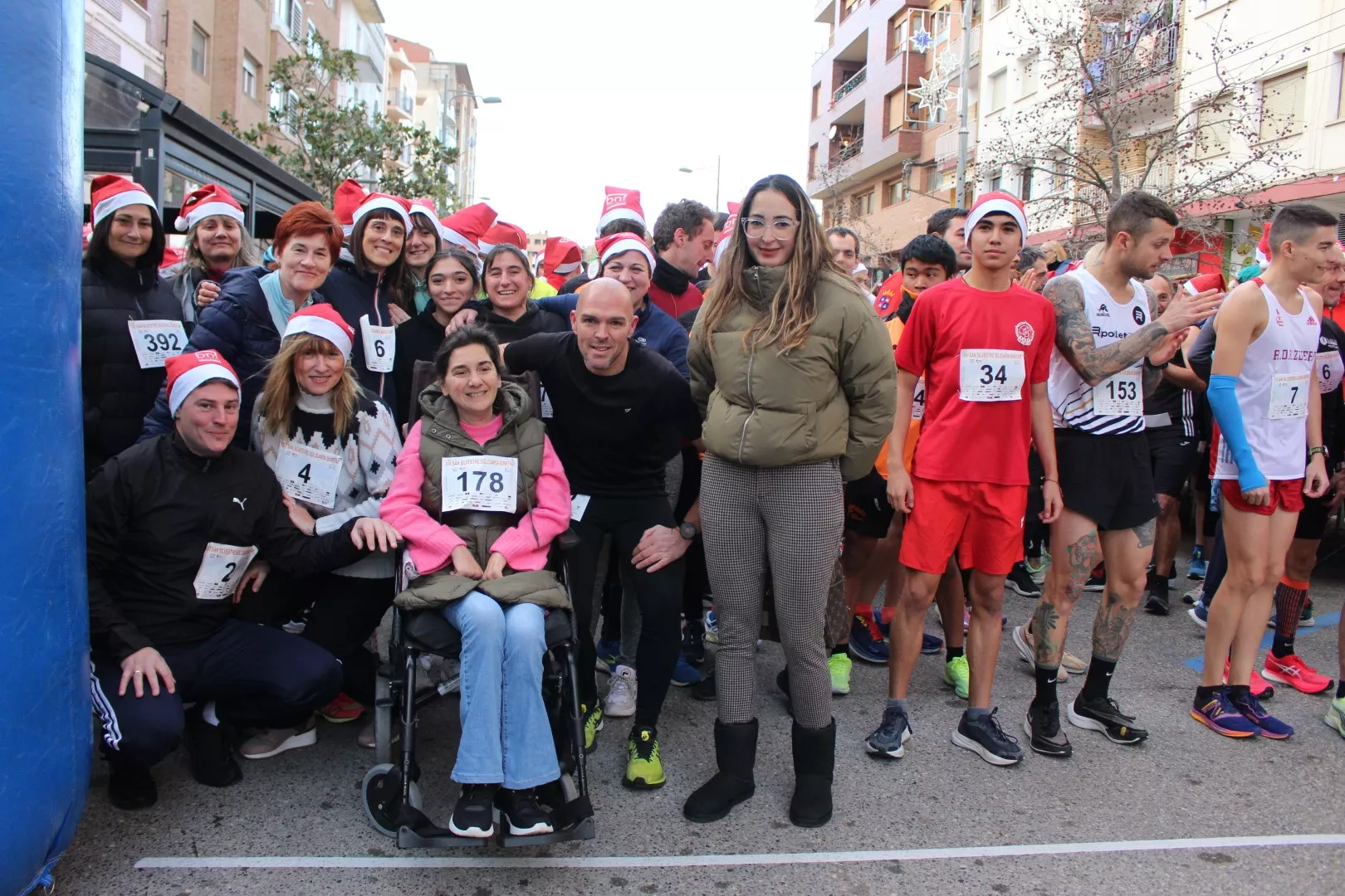 La San Silvestre Solidaria de Binéfar fue de récord.