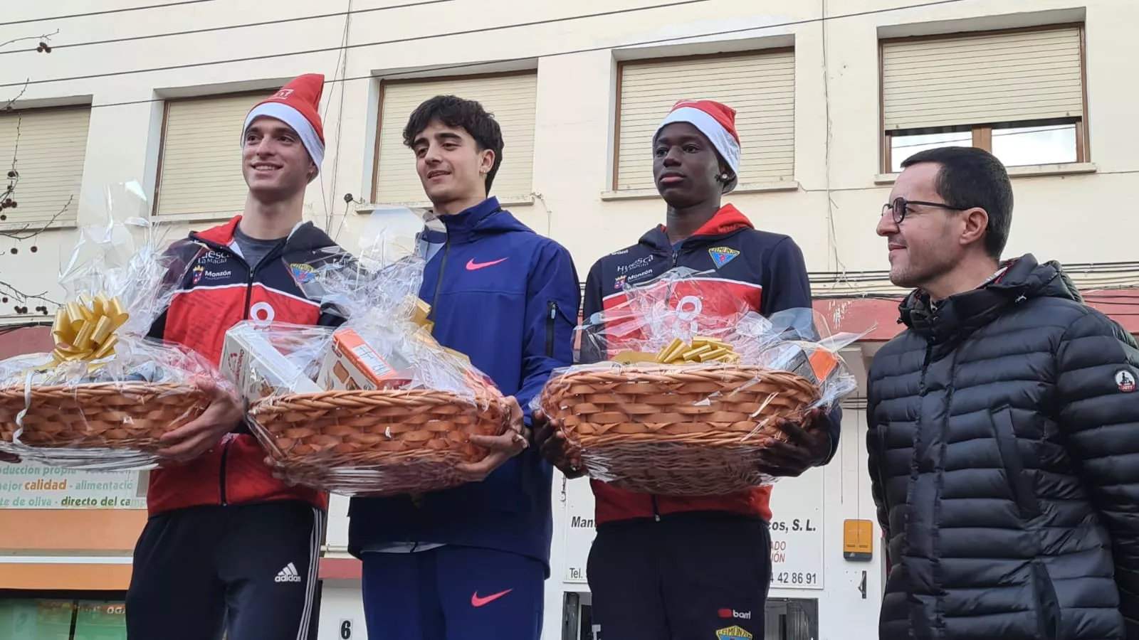 San Silvestre de Binéfar. Podio absoluto masculino.