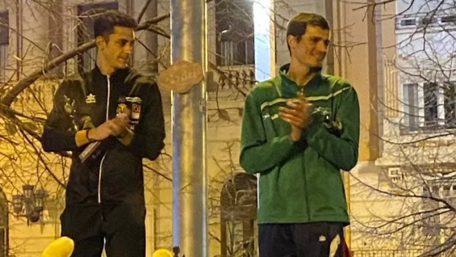 Jorge Torre y Luis Pastor, segundo y tercero en Zaragoza. Jorge Torre y Luis Pastor, segundo y tercero en Zaragoza.