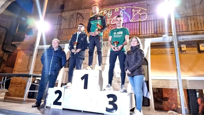 Alberto Puyuelo, tercero en Lerín Alberto Puyuelo, tercero en Lerín