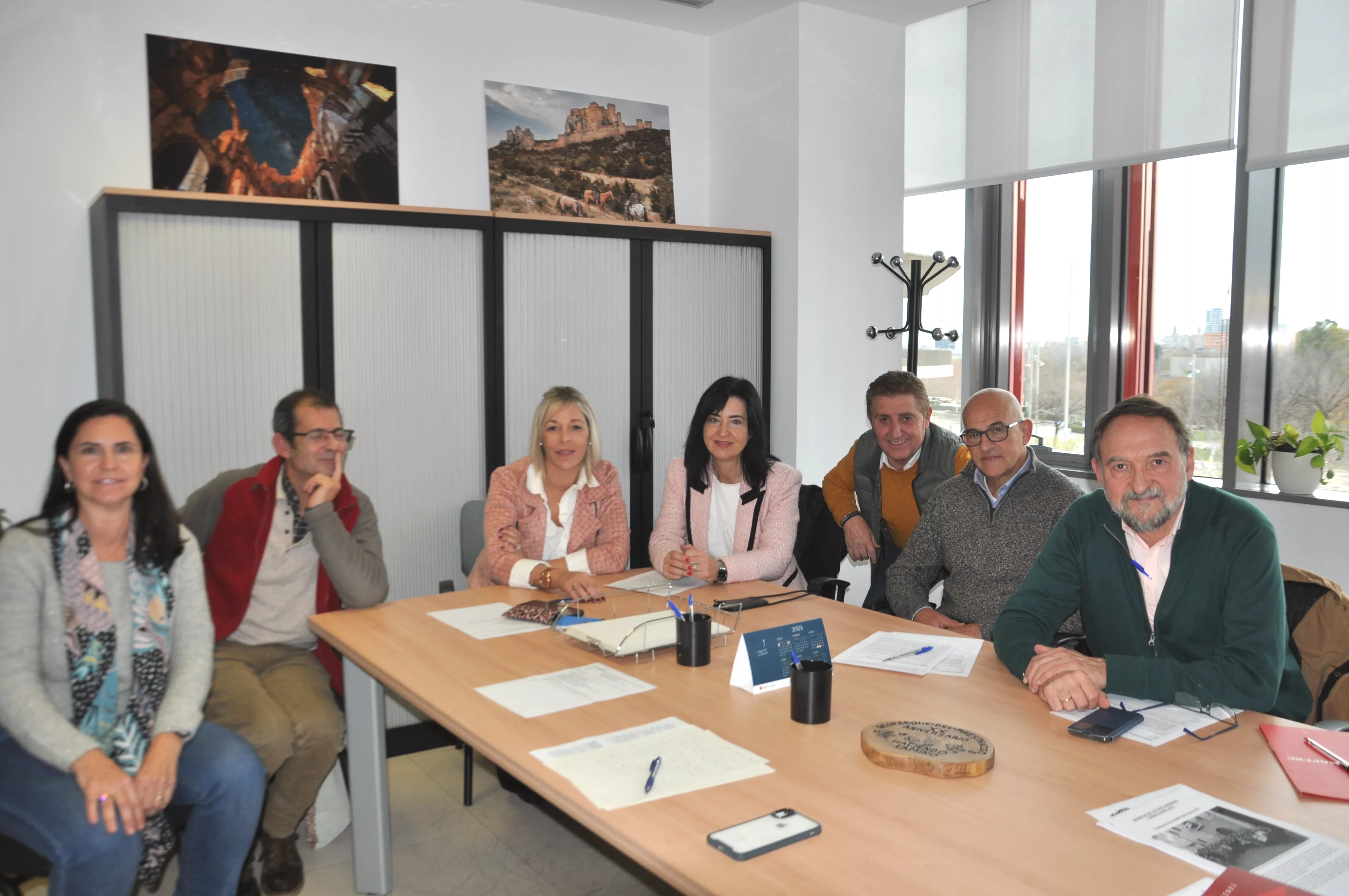 Reunión de la 'Plataforma Sijena Sí' con la directora general de Patrimonio Cultural del Gobierno de Aragón.