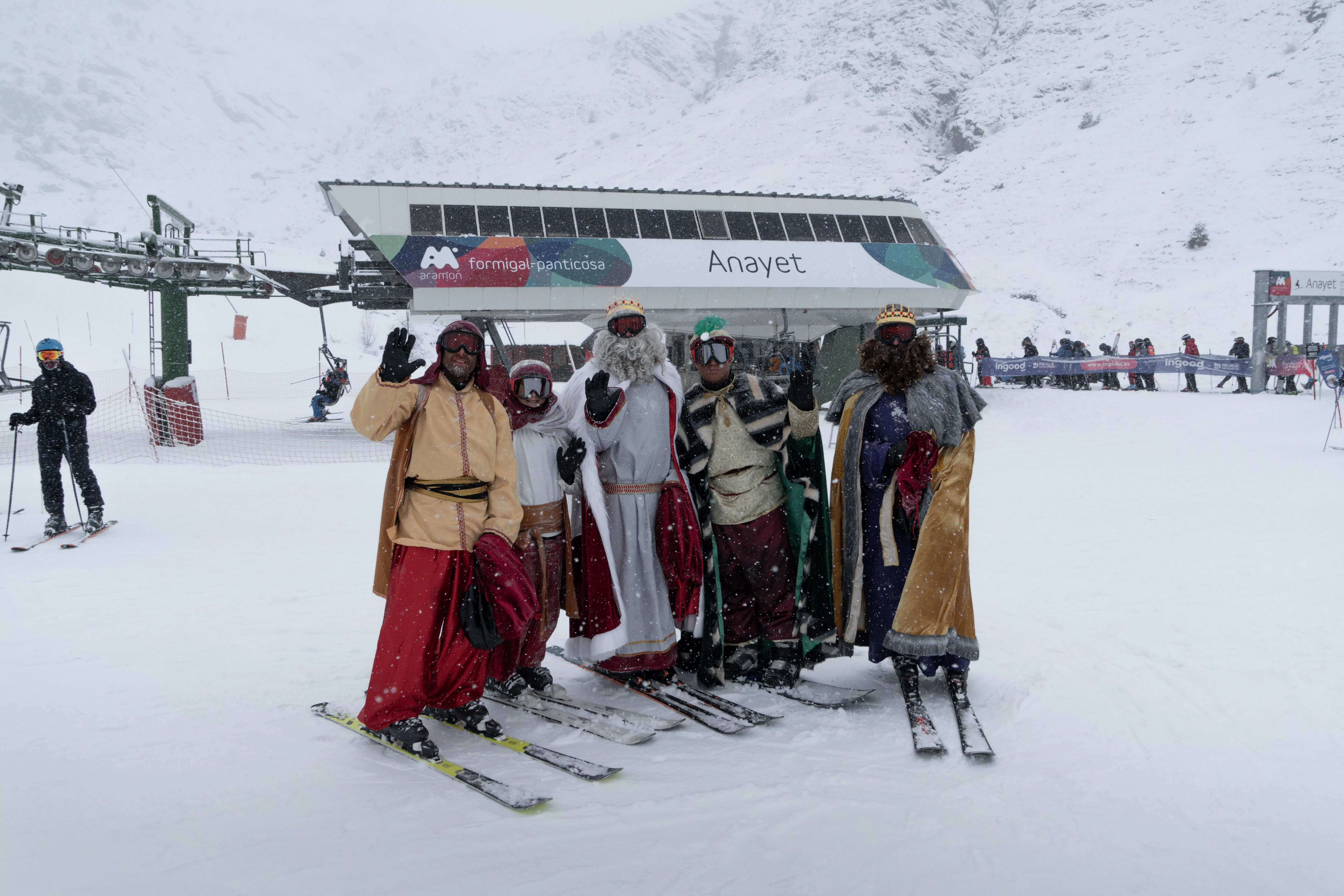 Visita de los Reyes Magos a Formigal-Panticosa.