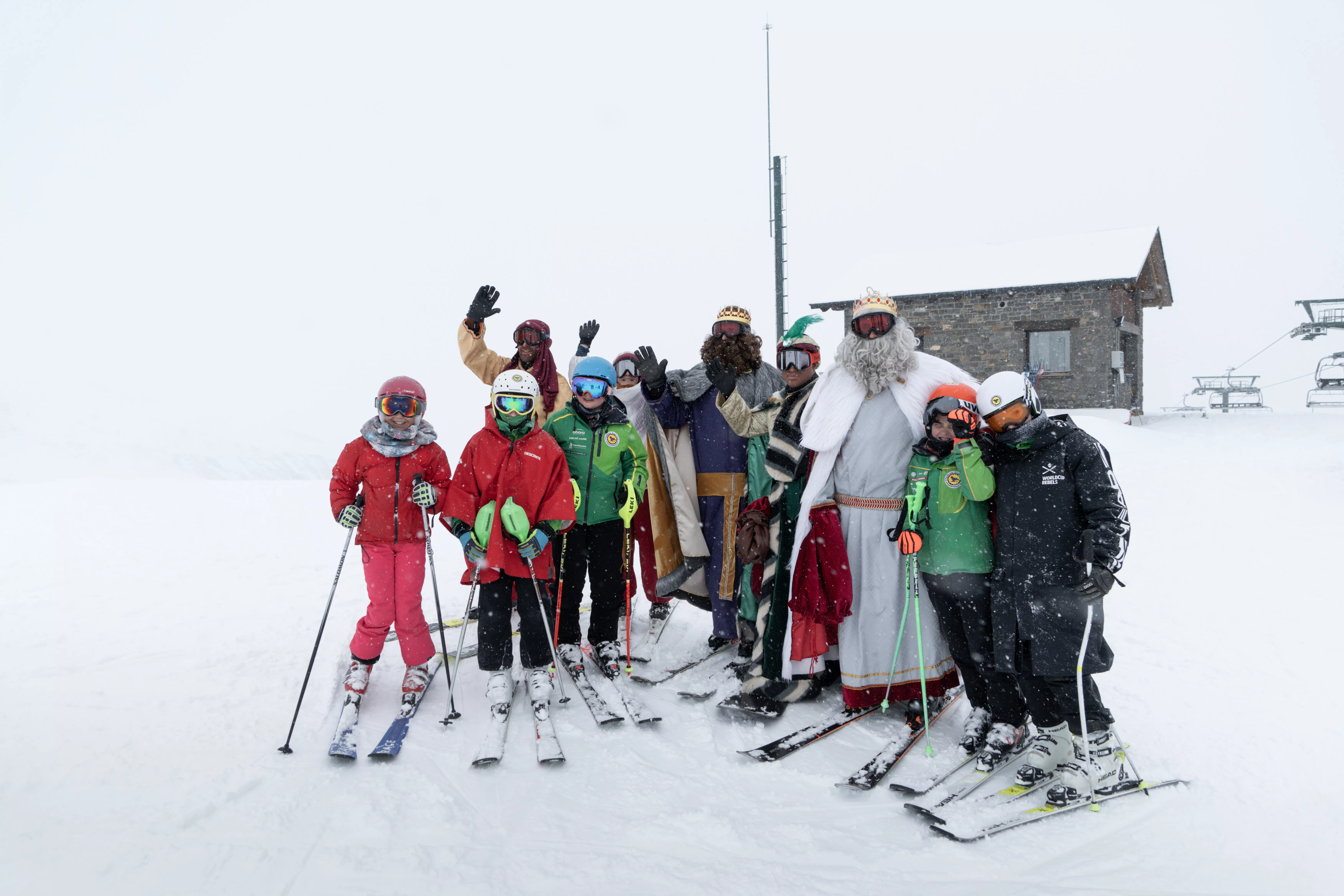 Visita de los Reyes Magos a Formigal-Panticosa.