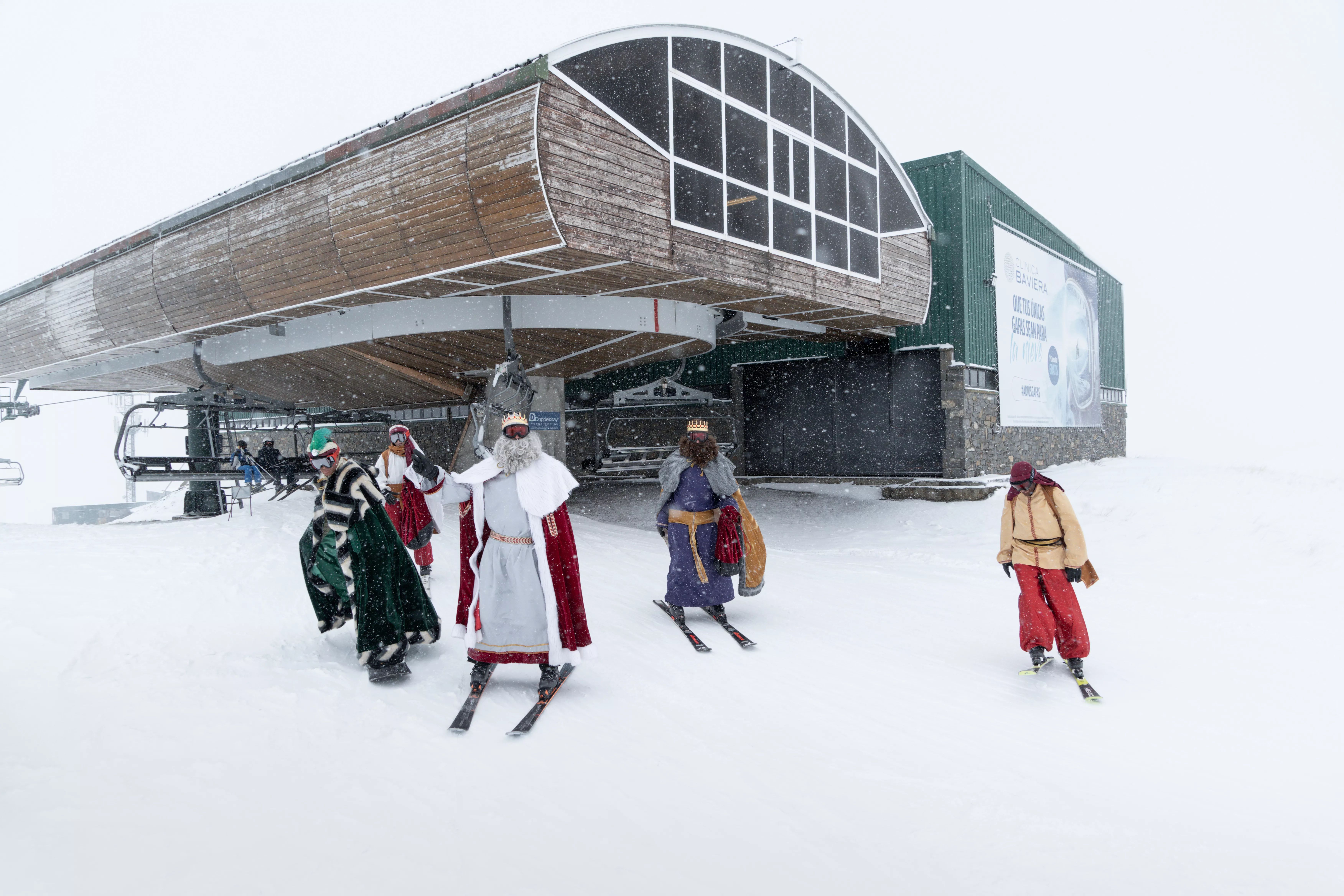 Visita de los Reyes Magos a Formigal-Panticosa.