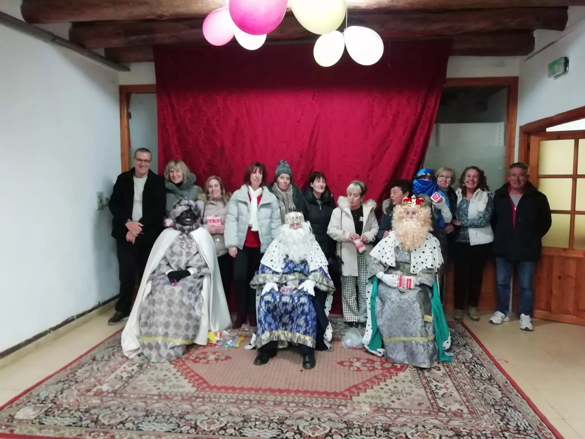 Los Reyes Magos en el municipio de Biscarrués. Fotos Lola Giménez