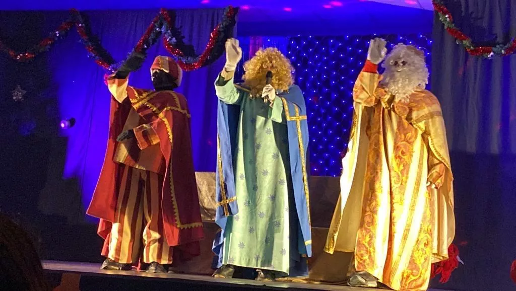 Los Reyes Magos en Angüés.