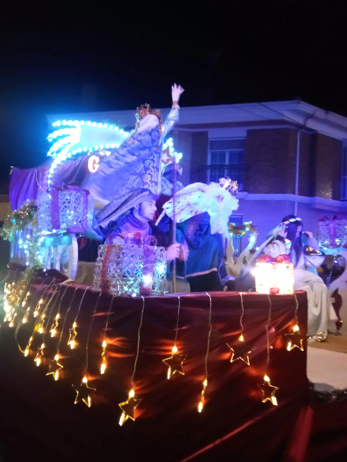 Cabalgata en Almudévar.