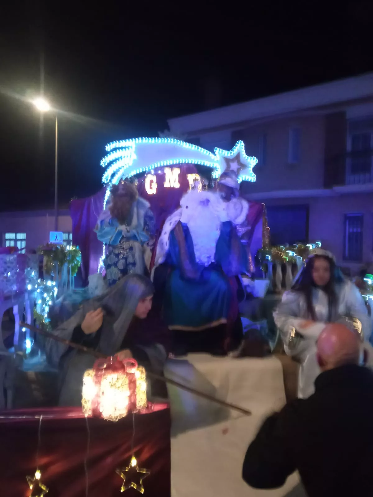 Cabalgata en Almudévar.