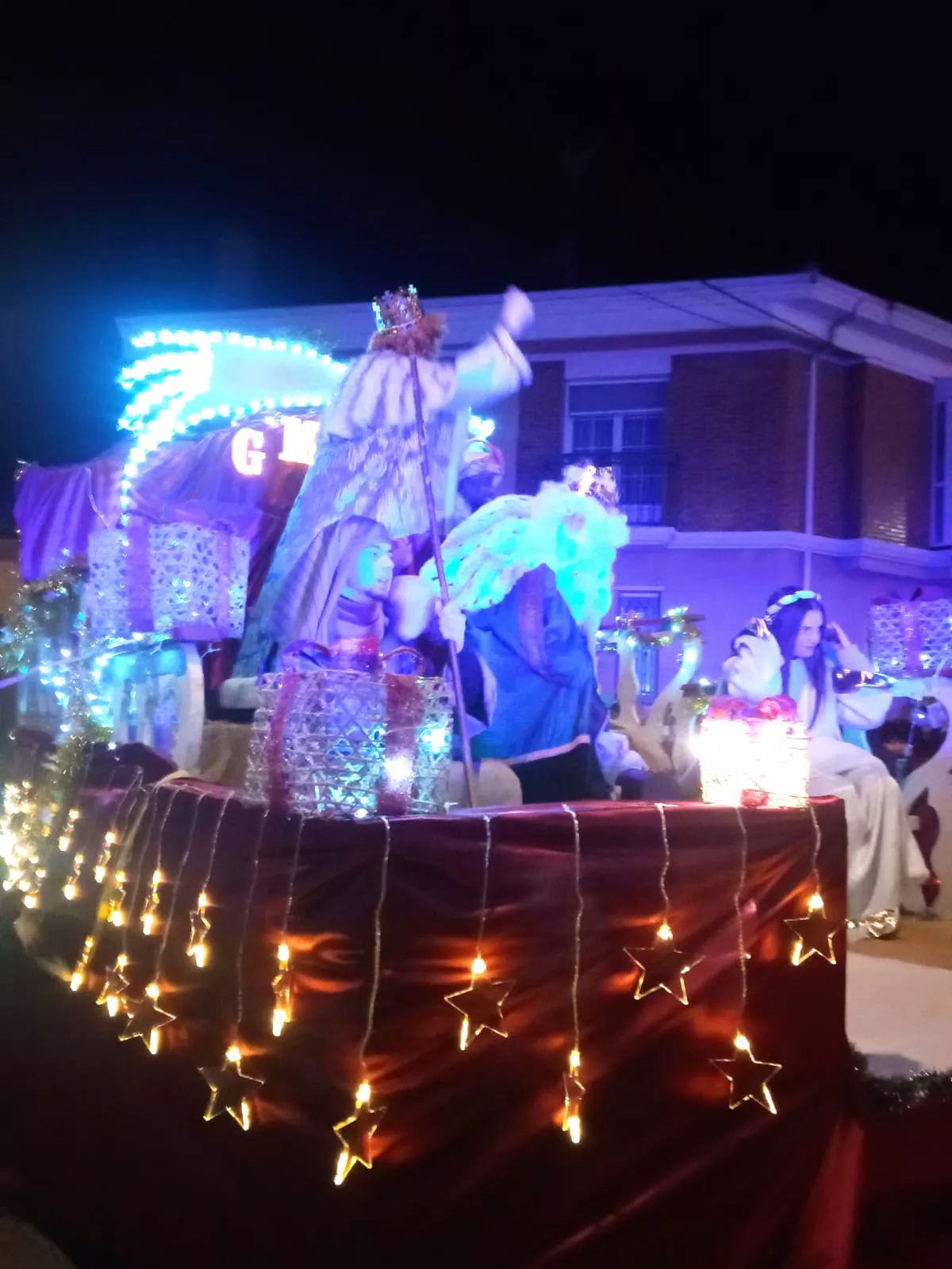 Cabalgata en Almudévar.