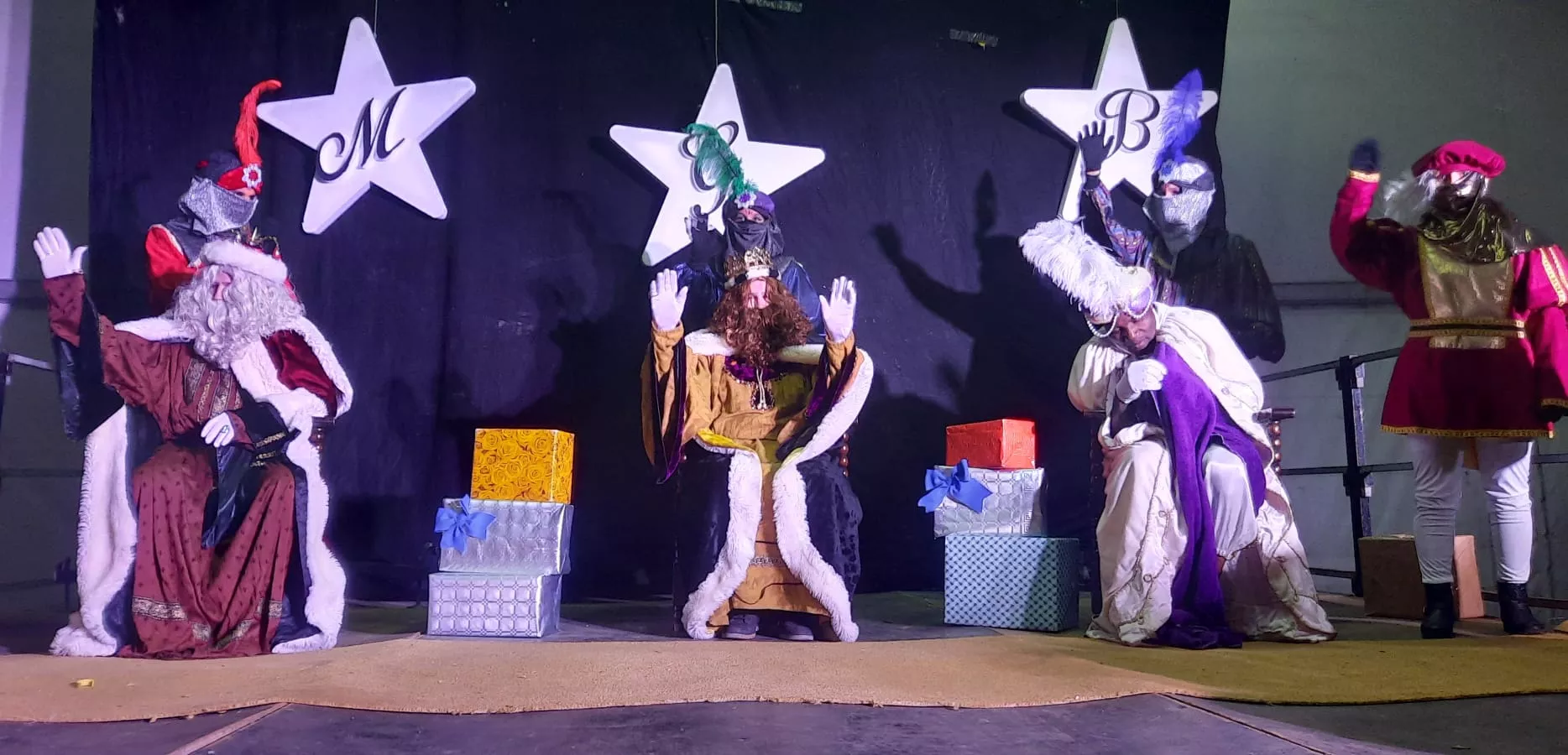 Los Reyes Magos en Ayerbe.