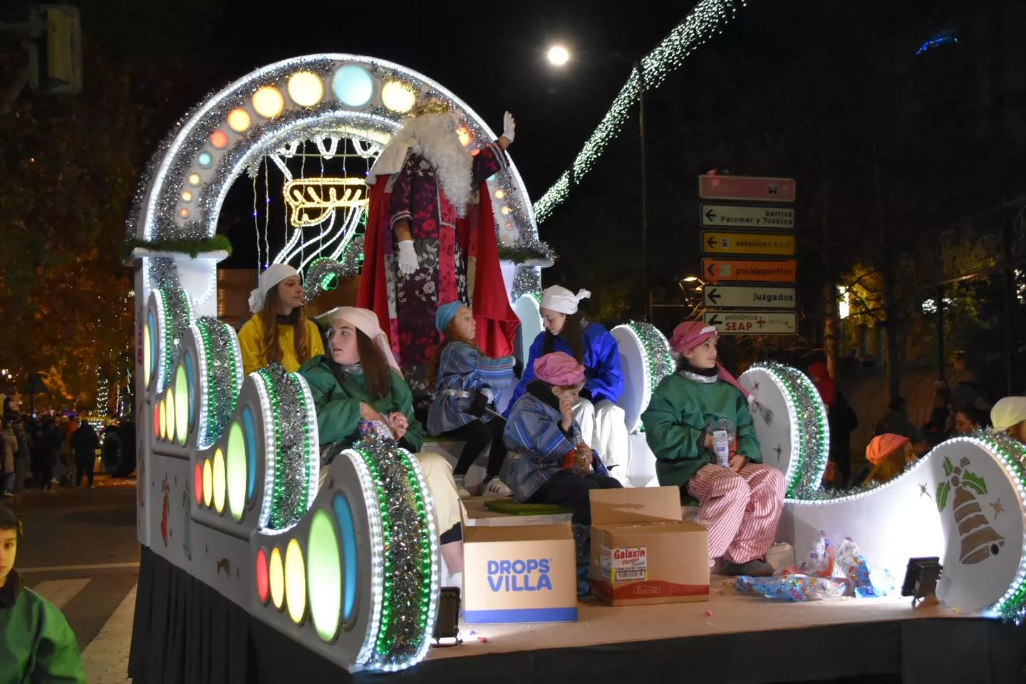 Los Reyes Magos en Monzón.