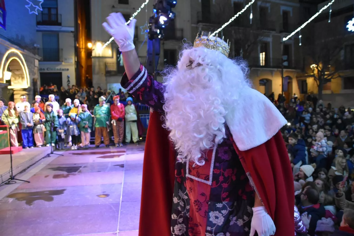 Los Reyes Magos en Monzón.