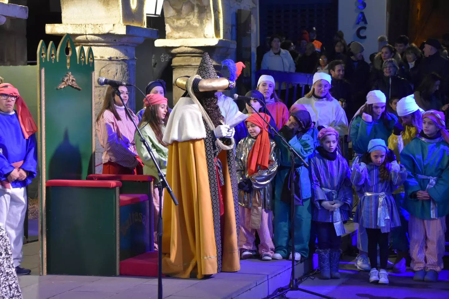 Los Reyes Magos en Monzón.